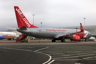 Image of aircraft registration G-JZBL - A 737-800(WL) operated by Jet2
