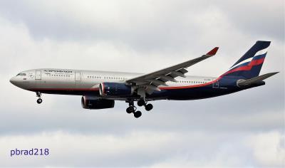 Image of aircraft registration VQ-BBG - A A330-243 operated by Aeroflot - Russian Airlines
