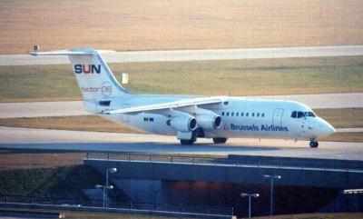Image of aircraft registration OO-DWJ - A RJ100 operated by SN Brussels Airlines