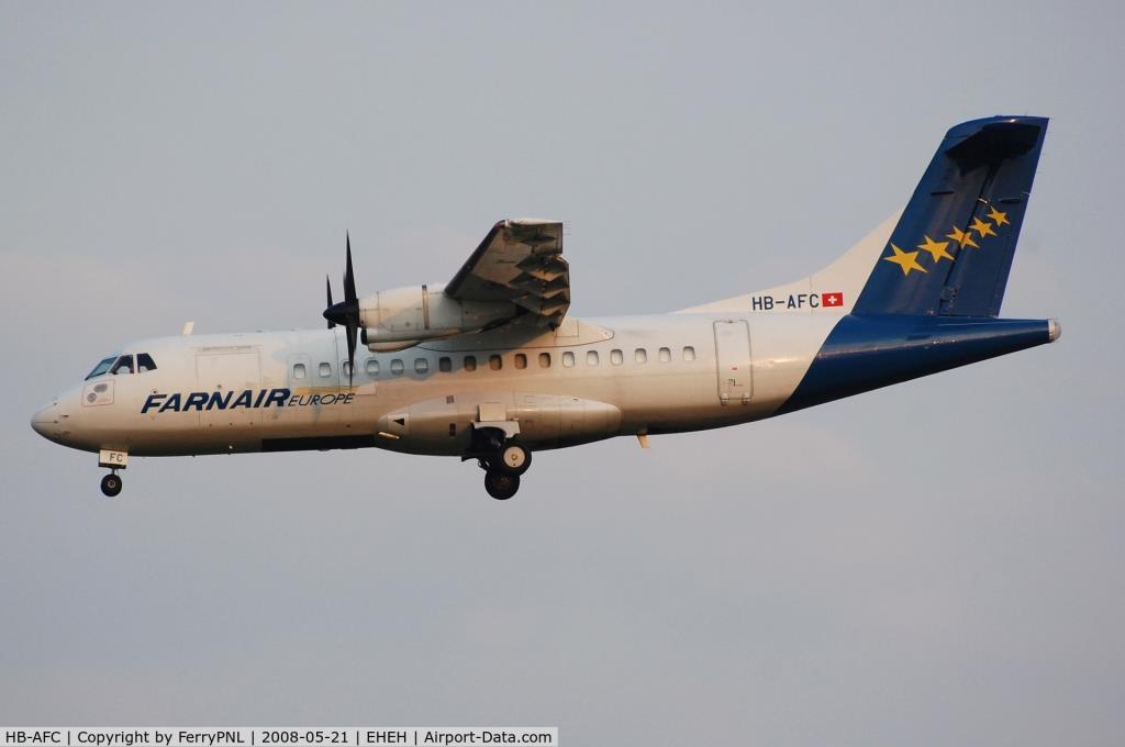 Photo of aircraft HB-AFC operated by Farnair Switzerland