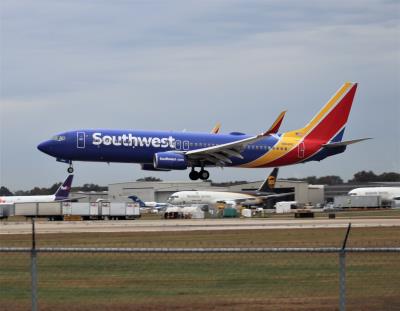 Photo of aircraft N8689C operated by Southwest Airlines