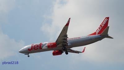 Image of aircraft registration G-JZHS - A 737-800(WL) operated by Jet2