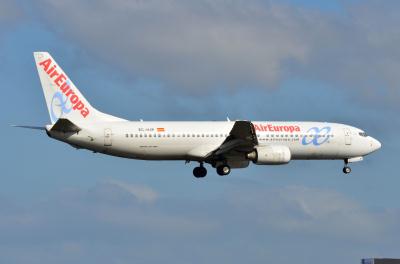 Image of aircraft registration EC-HJP - A 737-85P(WL) operated by Air Europa