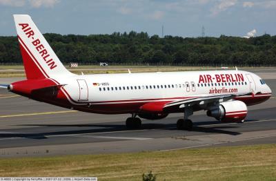 Image of aircraft registration D-ABDO - A A320-214 operated by Air Berlin