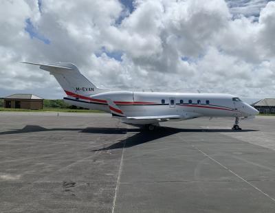 Photo of aircraft M-EVAN operated by Marcus Evans (Aviation) Ltd