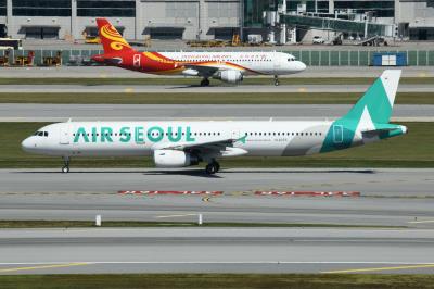 Photo of aircraft HL8255 operated by Air Seoul