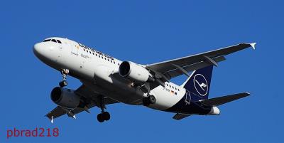 Image of aircraft registration D-AIBE - A A319-112 operated by Lufthansa