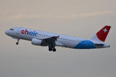 Photo of aircraft HB-JOK operated by Chair Airlines