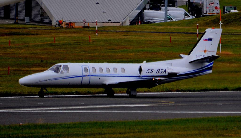 Photo of aircraft S5-BSA operated by Sky X Airways