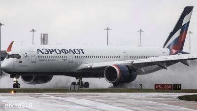 Image of aircraft registration VQ-BFY - A A350-941 operated by Aeroflot - Russian Airlines