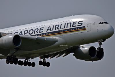 Image of aircraft registration 9V-SKS - A A380-841 operated by Singapore Airlines