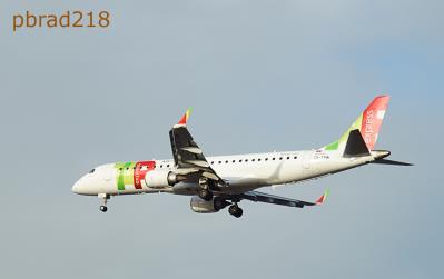 Image of aircraft registration CS-TPW - A ERJ-190-LR (ERJ-190-100 LR) operated by TAP Express