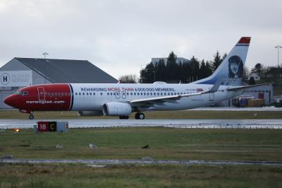 Image of aircraft registration EI-FVM - A 737-800(WL) operated by Norwegian Air International