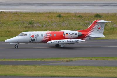 Image of aircraft registration D-COKE - A Learjet 35A operated by FAI Rent-a-Jet