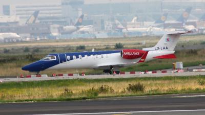 Image of aircraft registration LX-LAA - A Learjet 45 operated by Luxembourg Air Rescue