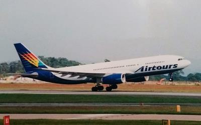 Image of aircraft registration G-MLJL - A A330-243 operated by Airtours International Airways