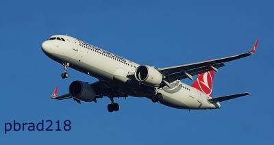 Image of aircraft registration TC-LTG - A A321-271NX(WL) operated by Turkish Airlines