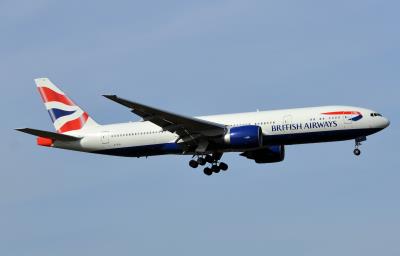 Image of aircraft registration G-VIIV - A 777-236(ER) operated by British Airways