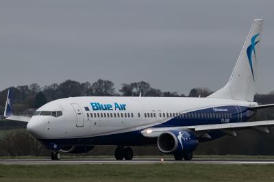 Photo of aircraft YR-BMB operated by Blue Air