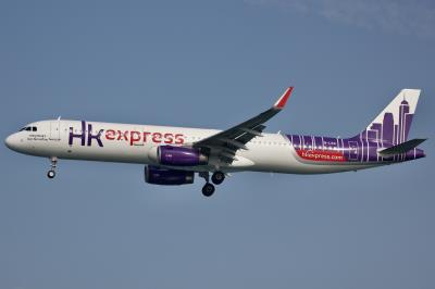 Photo of aircraft B-LEG operated by Hong Kong Express