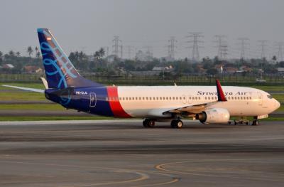 Photo of aircraft PK-CLQ operated by Sriwijaya Air