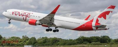 Image of aircraft registration C-GHPN - A 767-33A(ER)(WL) operated by Air Canada Rouge