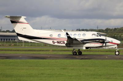 Image of aircraft registration G-NICB - A Super King Air B200GT operated by Dragonfly Aviation Services Ltd