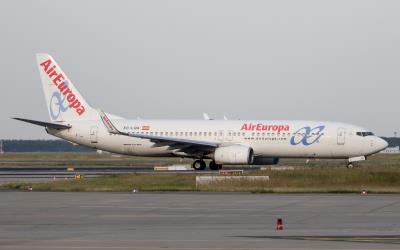 Image of aircraft registration EC-LQX - A 737-85P(WL) operated by Air Europa