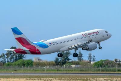 Image of aircraft registration OE-IEW - A A320-214(WL) operated by Eurowings Europe