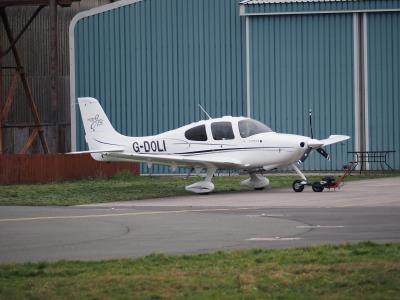Image of aircraft registration G-DOLI - A Cirrus SR-20 operated by Furness Professional Training Ltd