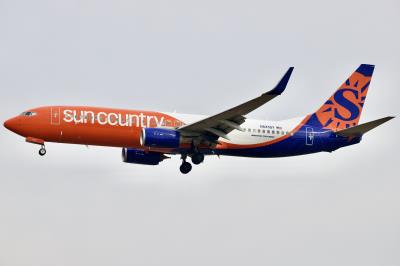 Image of aircraft registration N835SY - A 737-8KN(WL) operated by Sun Country Airlines
