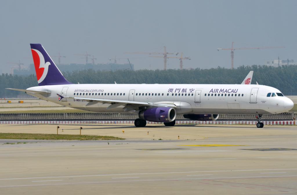 Photo of aircraft B-MBA operated by Air Macau