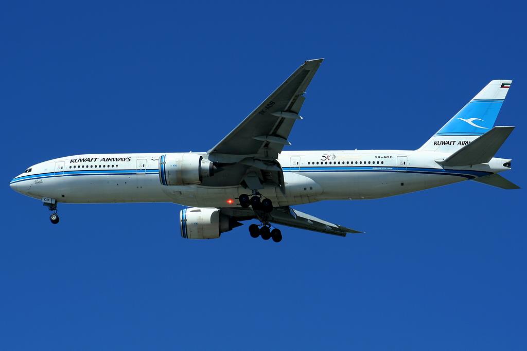 Photo of aircraft 9K-AOB operated by Kuwait Airways