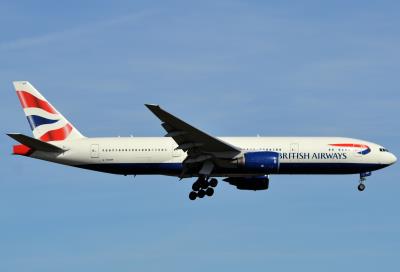 Image of aircraft registration G-YMMP - A 777-236(ER) operated by British Airways