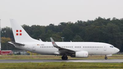 Image of aircraft registration D-AWBB - A 737-7CN(WL) operated by Privatair Germany