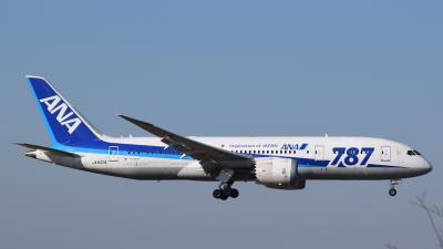 Photo of aircraft JA822A operated by All Nippon Airways