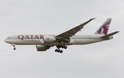Image of aircraft registration A7-BFM - A 777-F operated by Qatar Airways Cargo