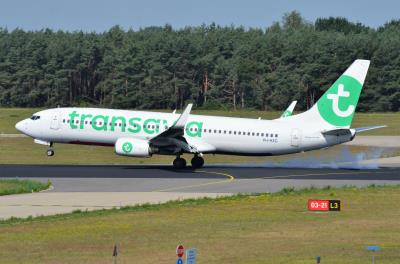 Image of aircraft registration PH-HZG - A 737-8K2(WL) operated by Transavia