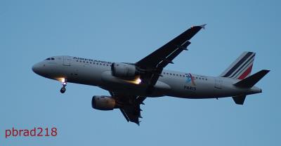 Image of aircraft registration F-GKXJ - A A320-214 operated by Air France