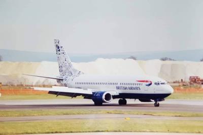 Image of aircraft registration G-OHAJ - A 737-36Q(WL) operated by British Airways