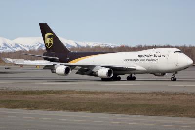 Image of aircraft registration N583UP - A 747-4R7F operated by United Parcel Service (UPS)