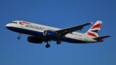 Image of aircraft registration G-EUUJ - A A320-232 operated by British Airways