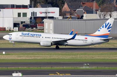 Photo of aircraft TC-SPS operated by SunExpress
