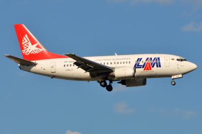 Photo of aircraft C9-BAP operated by LAM Mozambique