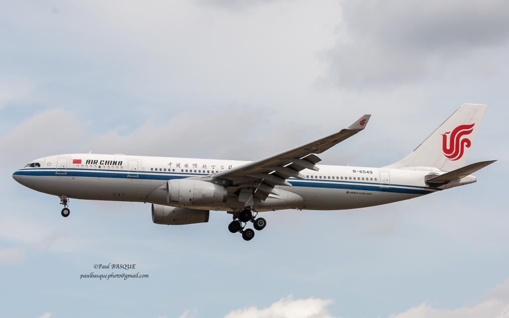 Photo of aircraft B-6549 operated by Air China