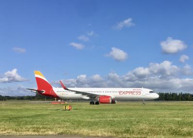 Photo of aircraft EC-NJI operated by Iberia Express