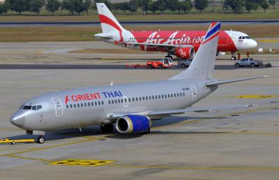 Photo of aircraft HS-BRI operated by Orient Thai Airlines