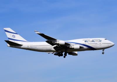 Image of aircraft registration 4X-ELC - A 747-458 operated by El Al Israel Airlines