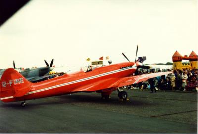 Image of aircraft registration G-FIRE - A Supermarine Spitfire-FR.XIVe operated by Classic Air Displays Ltd