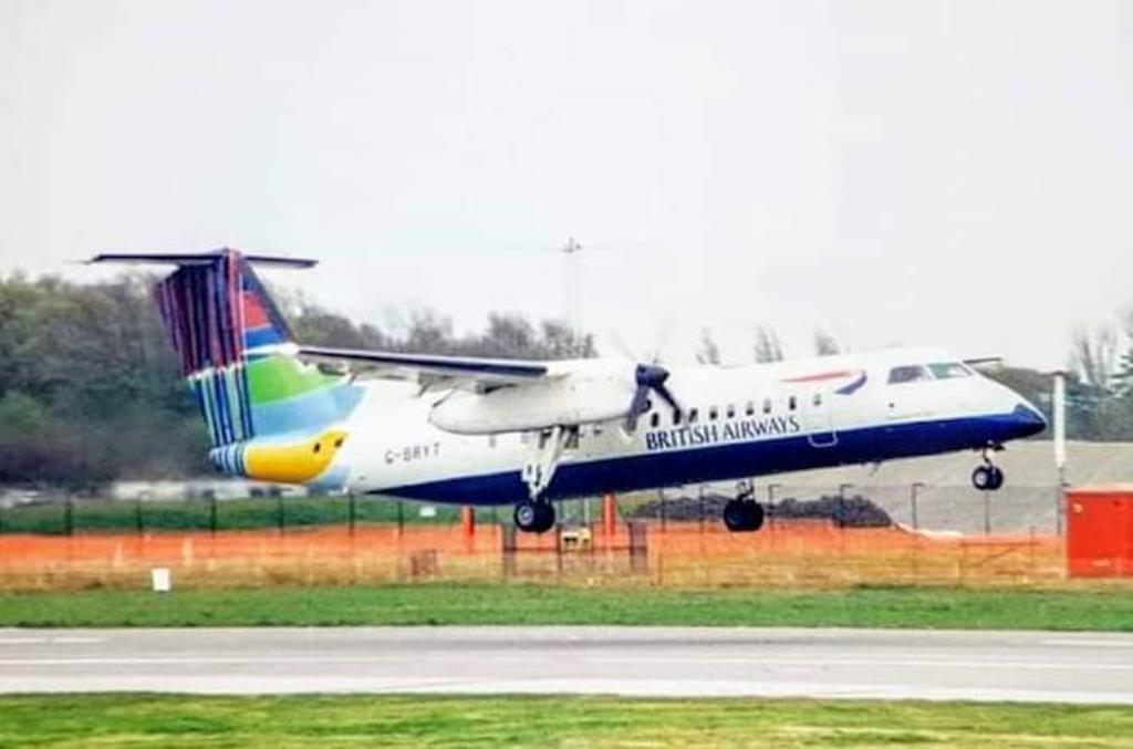 Photo of aircraft G-BRYT operated by Brymon Airways